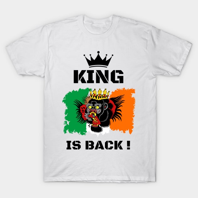 King is Back, Motherfukers !!! T-Shirt by CSTMdesigns